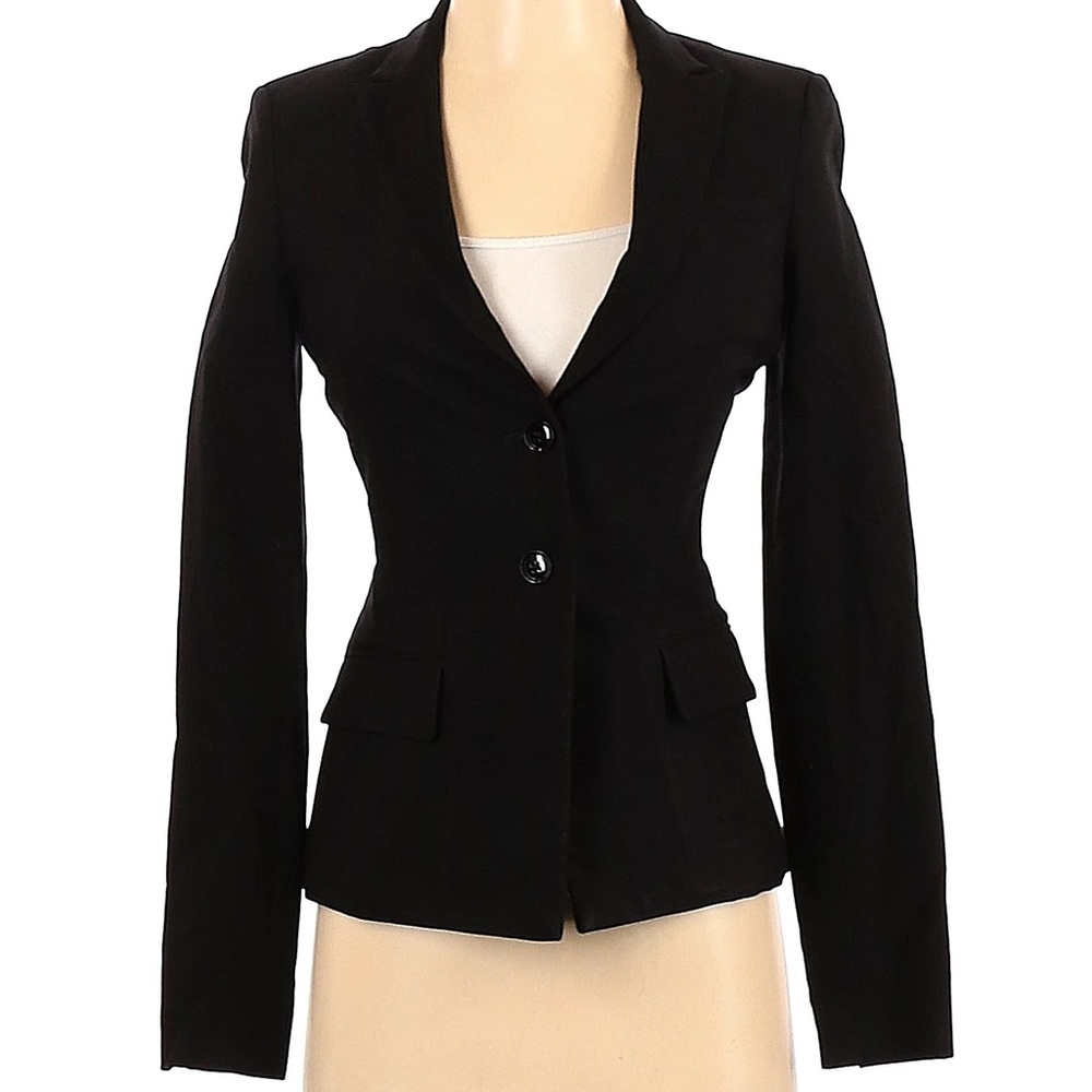 Banana Republic / Roland Mouret Black Blazer Size 6 Tall